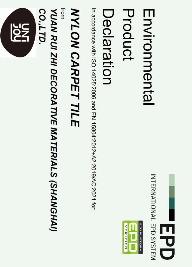 Carpet Tile EPD Certificate