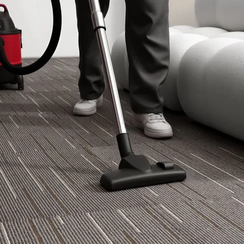 Vacuum Carpet Tiles Regularly