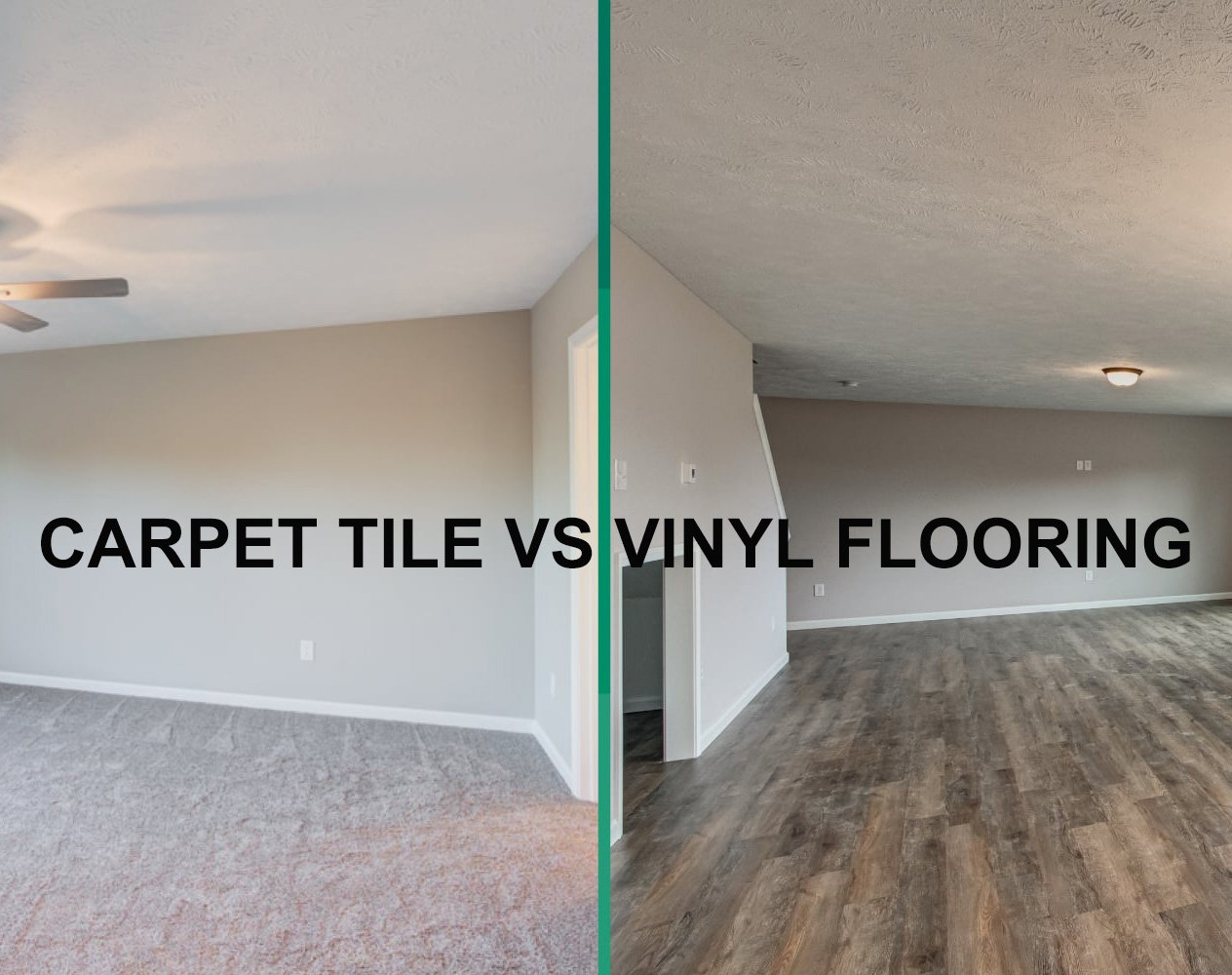 Carpet Tile vs Vinyl Flooring: 10 Key Differences