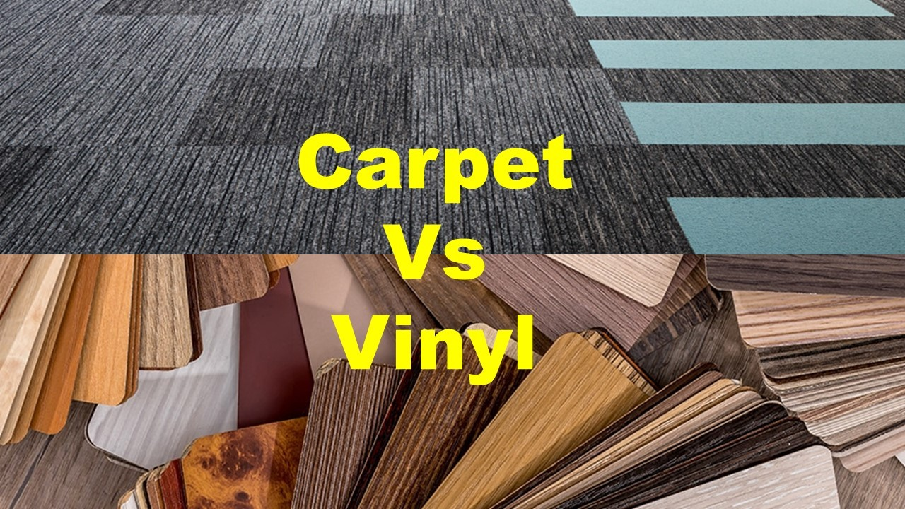 carpet tiles and vinyl flooring