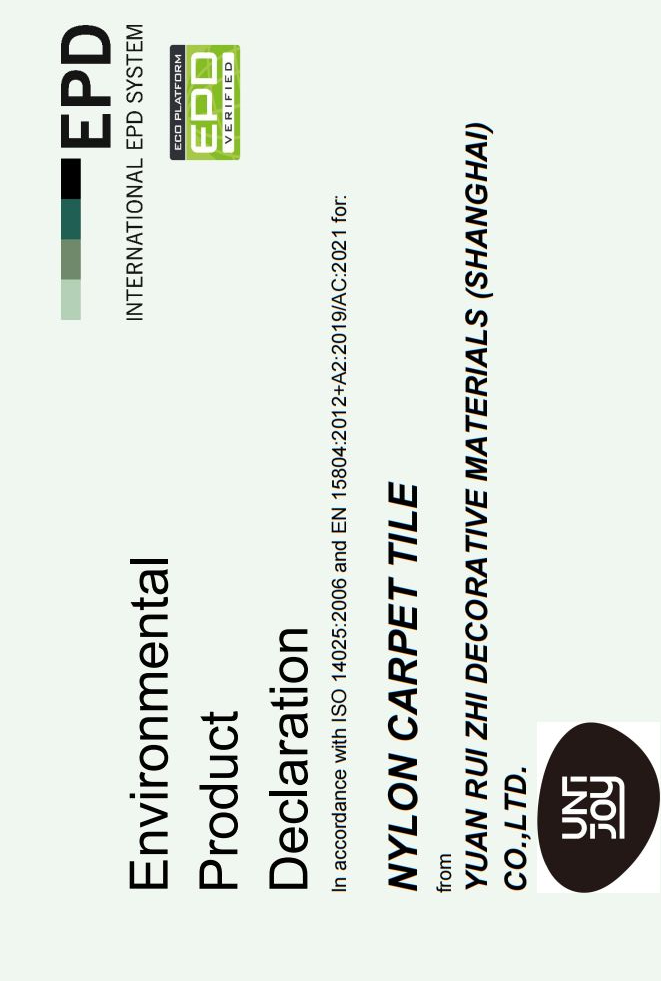 EPD certificate